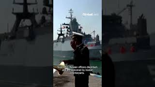 Russian Warship Makes Port Call At Iranian Naval Base For Exercises