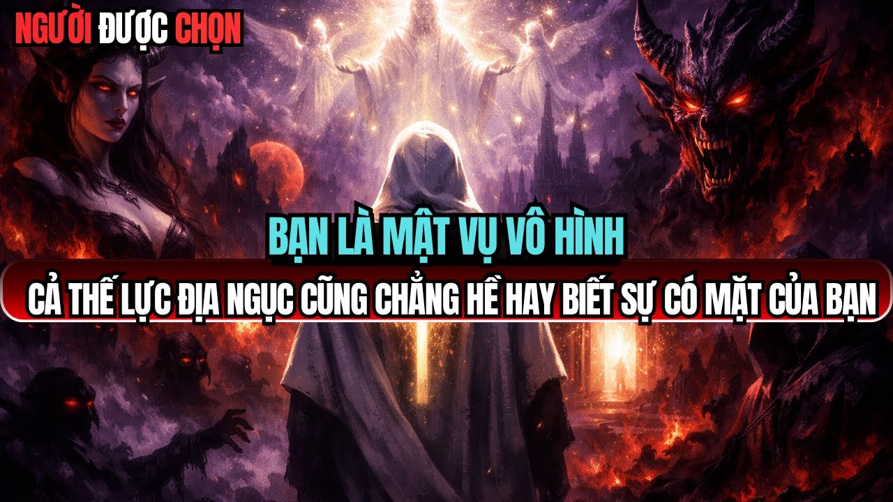 BẠN LÀ MẬT VỤ VÔ HÌNH . CẢ THẾ LỰC ĐỊA NGỤC CŨNG CHẲNG HỀ HAY BIẾT SỰ CÓ MẶT CỦA BẠN