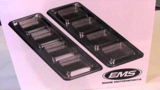 Billet aluminum hood vents for 1967-1969 Camaros from Eddie Motorsports ID12736