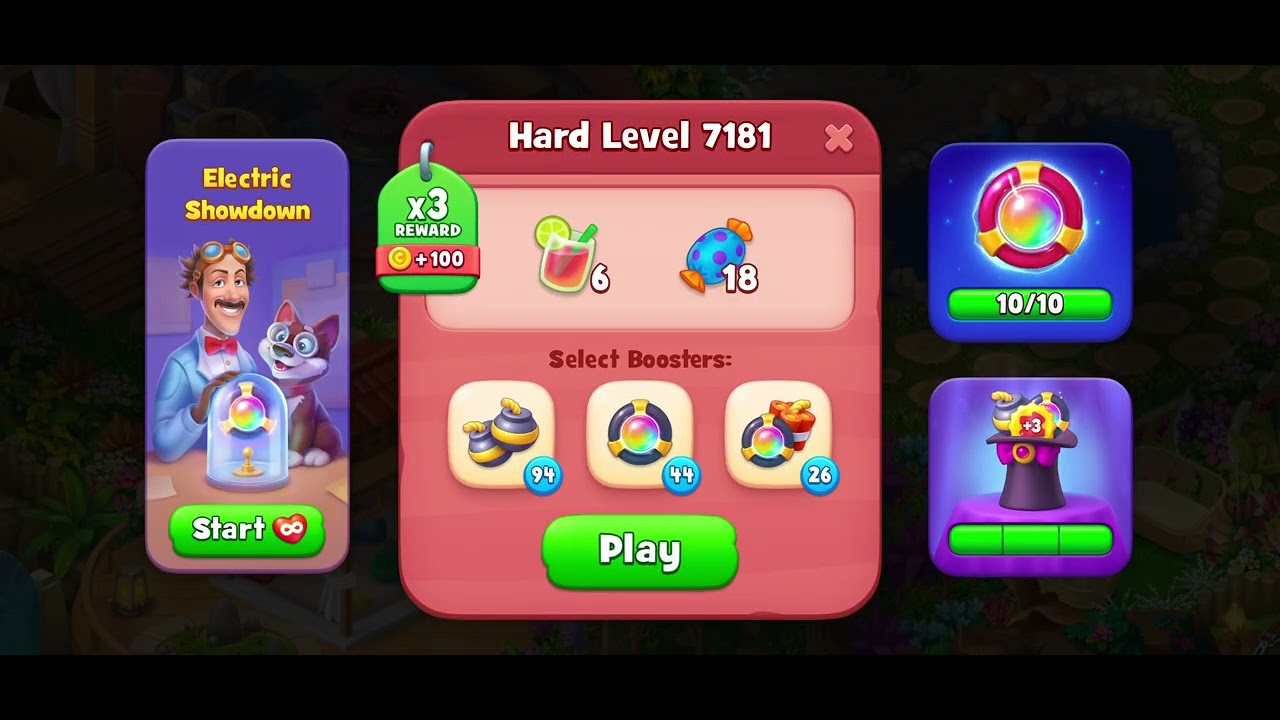 Gardenscapes Level 7178 - 7183 