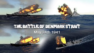 The Battle Of Denmark Strait May 24th 1941. World War 2.