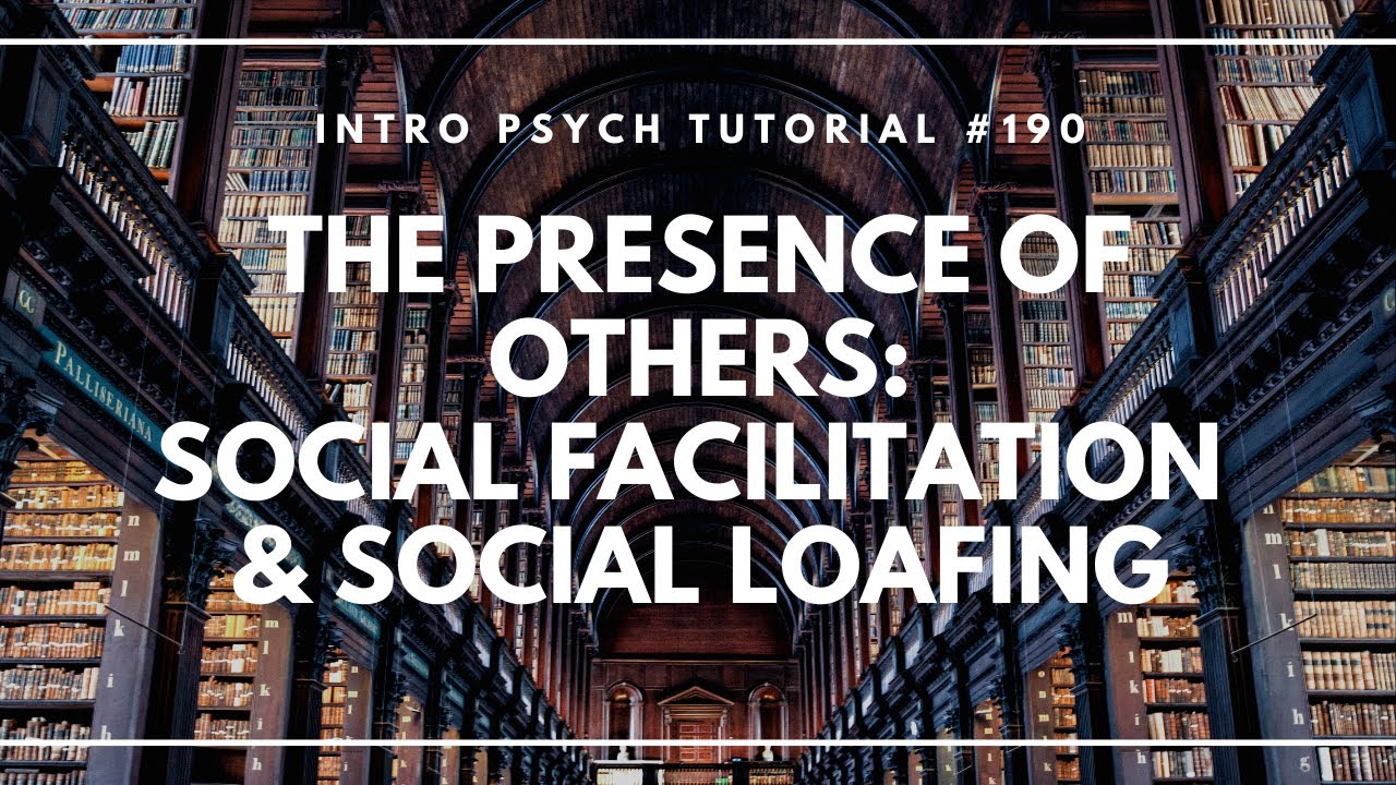 The Presence of Others: Social Facilitation & Social Loafing (Intro Psych Tutorial 
