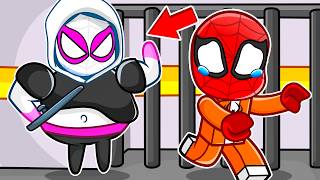 Escape Spider-Gwens Prison Run In Roblox