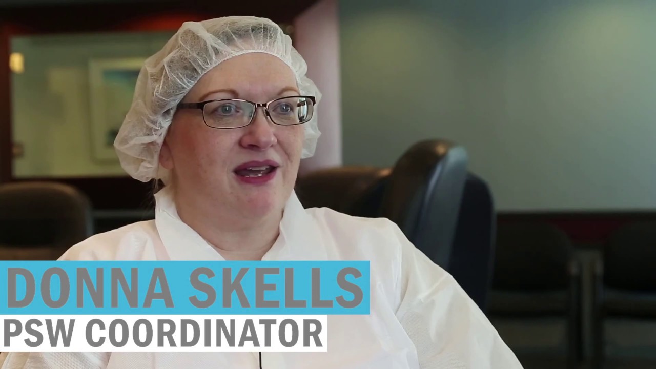 Personal Support Worker Program - Cooking Lab Exercise - YouTube