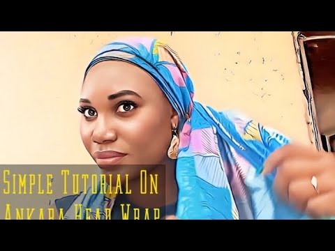 Very Quick Method Of Making An Ankara Head Wrap - 3 Mins Ankara Gele Style