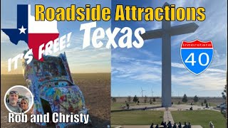 Best free things to do on I 40 in Texas. Cadillac Ranch. #route66