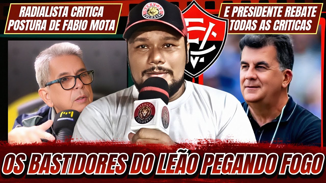 VITÓRIA RENOVA, EMPRESTA E TEM JOGADOR LESIONADO! FÁBIO MOTTA REBATE CRÍTICAS 😱🔥🔴⚫