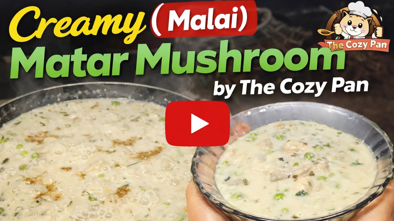 Creamy malai Mushrooms | Veg Recipes