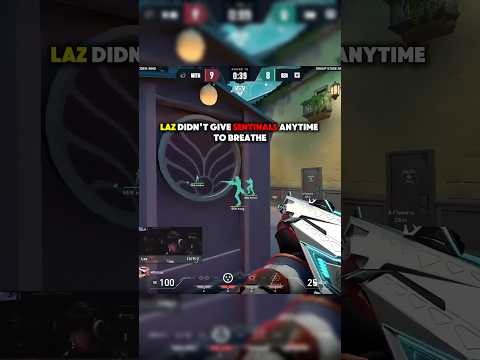Laz didn't let Sentinels breathe