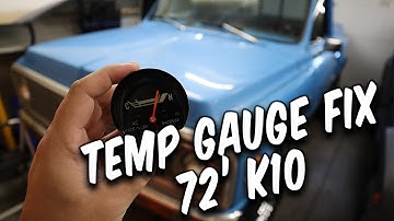 Temp Gauge fix on my 72 K10!