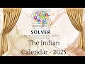 The Indian Calendar 2025 by Solver.inc