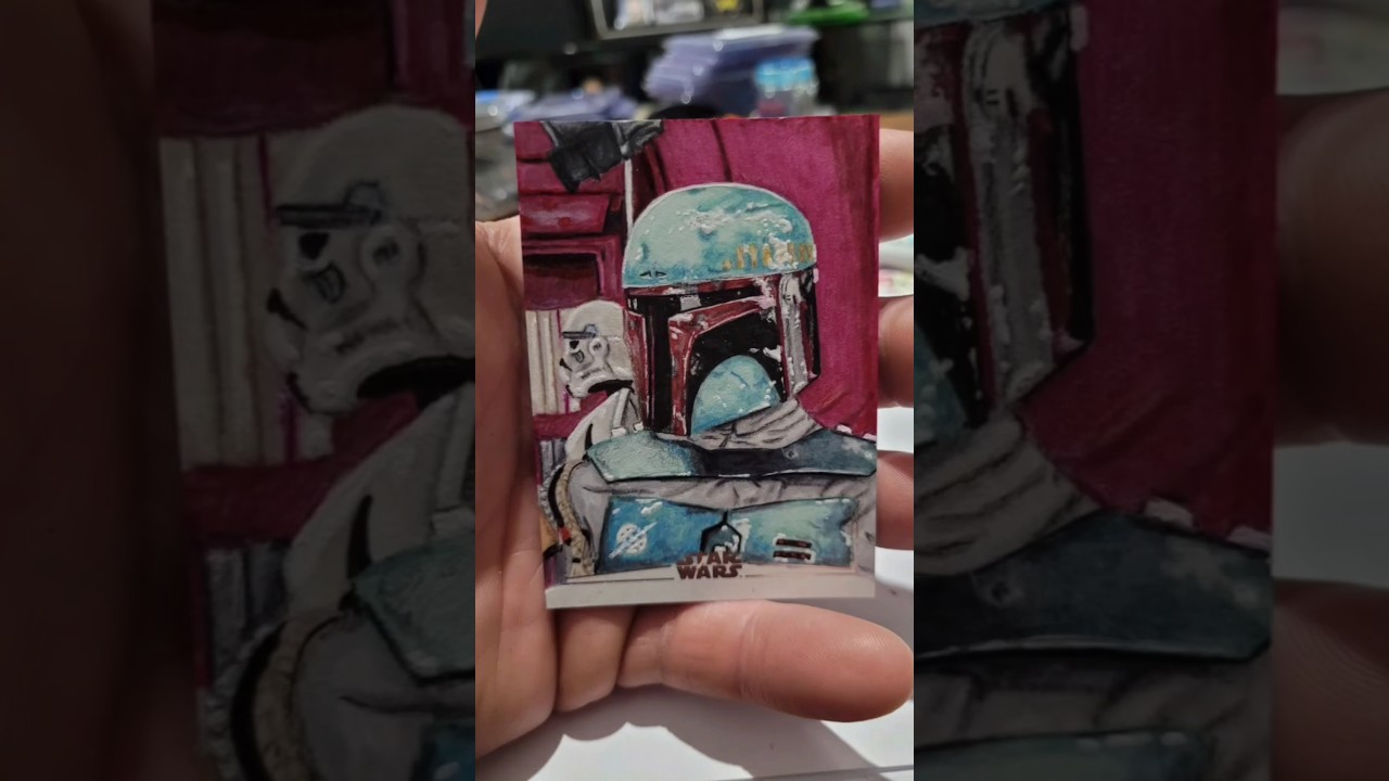 2025 Topps StarWars Chrome sketchcard 