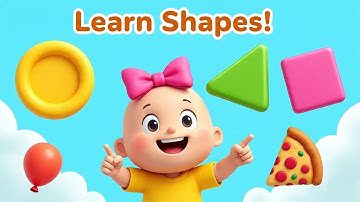 Learn Shapes for Kids 🔺🟦 | Fun Animated Shape Video