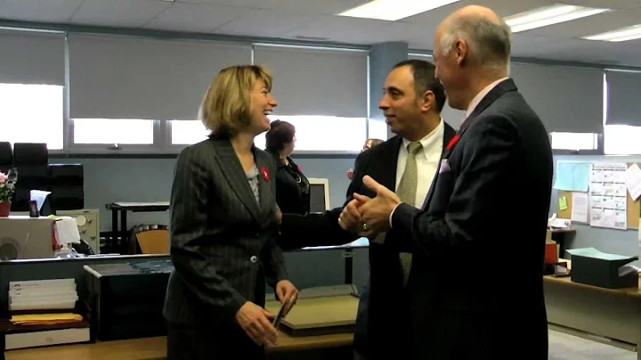 Hon. Laurel Broten, Minister of Education visits S...