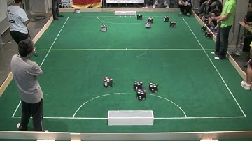 ERForce & ZjuNlict vs. Thunderbots - RoboCup SSL North American Open 2012