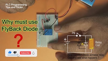 Why we use Flyback or free wheeling Diode with relay ? flyback diode dc motor