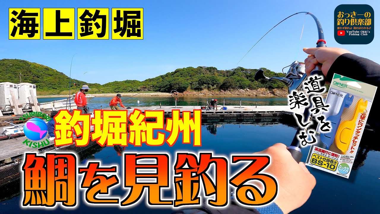 海上釣堀 紀州で鯛を見釣る Youtube