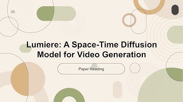 [2024 Best AI Paper] Lumiere: A Space-Time Diffusion Model for Video Generation
