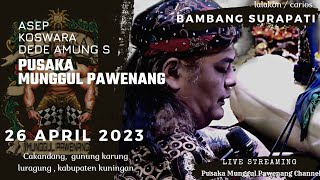 Live Streaming Wayang Golek  Pusaka Munggul Pawenang || Ds. Cikandang Luragung || 26 April 2023