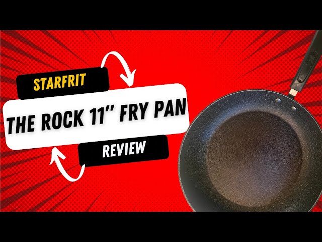 The Rock - 11 Deep Fry Pan w/Lid and 8 Fry Pan Set