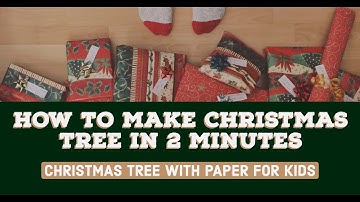 How to Make Christmas Tree in 2 minutes