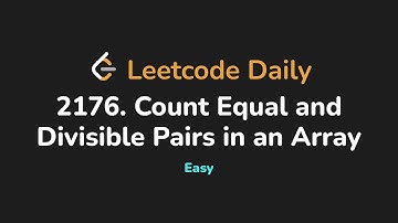 2176. Count Equal and Divisible Pairs in an Array | Leetcode Daily - Python
