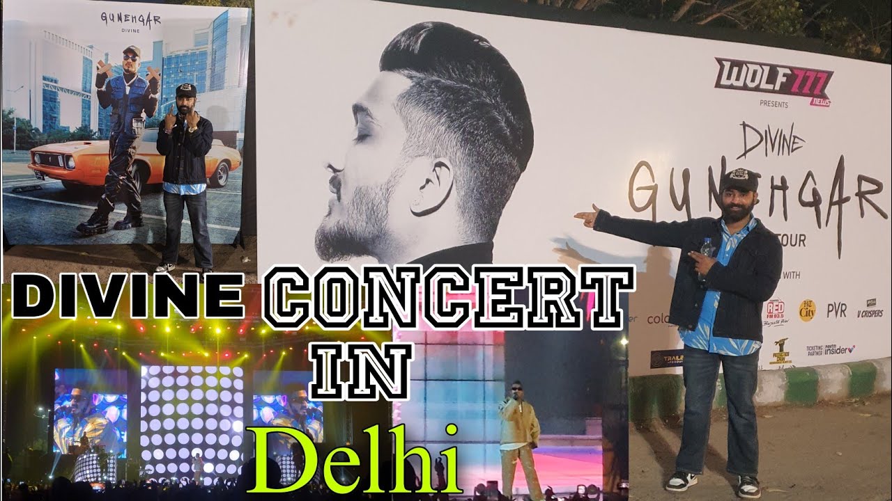 Divine concert in Delhi JNL Stadium Gunehgar Album Launch Tour Delhi GD47 baazigar 