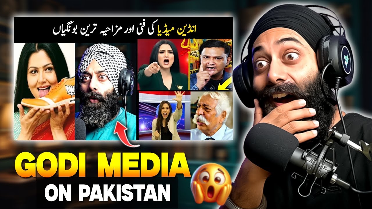 Indian Media Reaction on Pakistan 😂 | Funny Reporting & Dramatic Coverage | Indian Reaction 🇮🇳