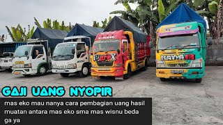 PEMBAGIAN UANG SOPIR TRUK SAMA KERNET