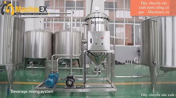 DÂY CHUYỀN SẢN XUẤT NƯỚC NGỌT CÓ GAS l NƯỚC GIẢI KHÁT CÓ GAS ĐÓNG CHAI TỰ ĐỘNG - machinex.vn