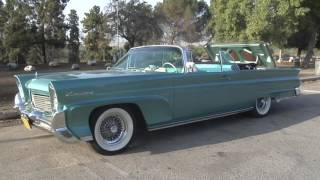 1958 Continental Mark III Convertible - Top Down & Driving