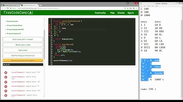 Free Code Camp - Roman Numeral Converter - Solution