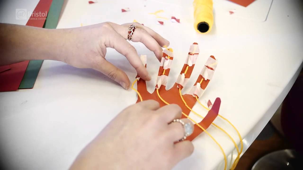 straw robot hand YouTube