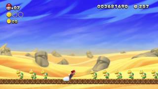 New Super Mario Bros. U (Wii U) - Superstar Road-2 Walkthrough (1-Player)