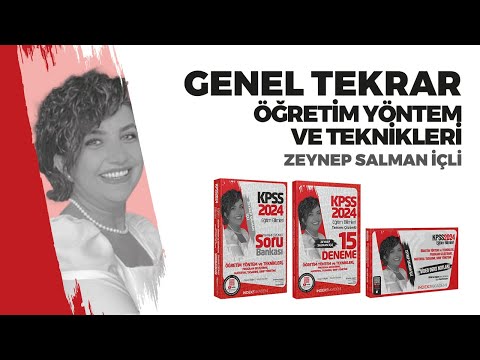 KPSS - Öğretim Yöntem ve Teknikleri Genel Tekrar 2 - Zeynep SALMAN İÇLİ Canlı Yayın