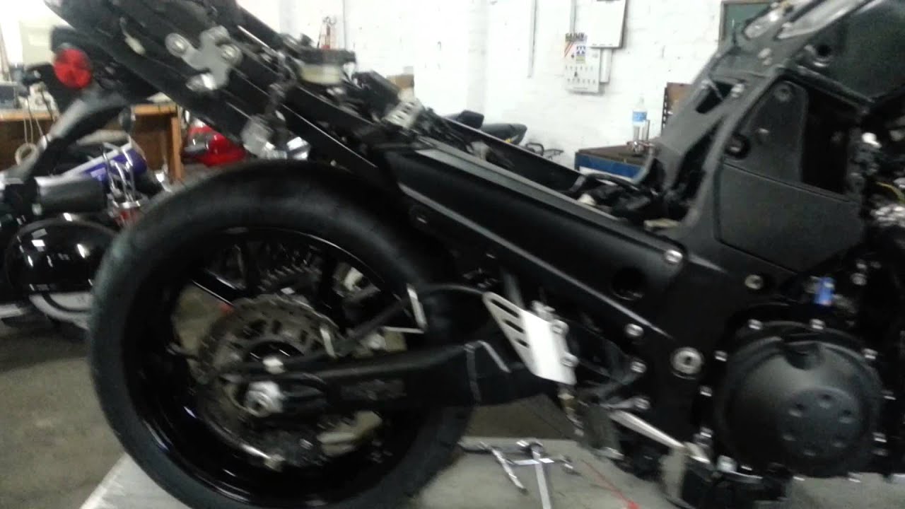 Day 4 of ZX14 build by Gatlin Racing YouTube