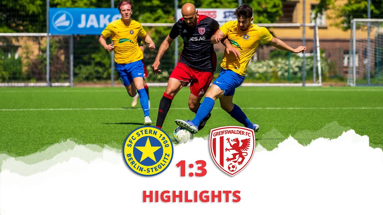 HIGHLIGHTS | SFC Stern 1900 - Greifswalder FC | NOFV-Oberliga Nord, Saison 21/22