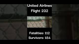 UNITED AIRLINES FLIGHT 232 CRASH VIDEO 😔