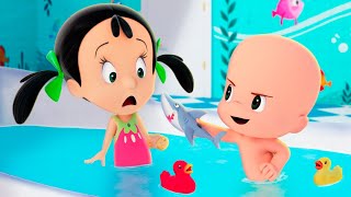 Bath Song with Cuquin (New) and more | Nursery Rhymes & Learning videos