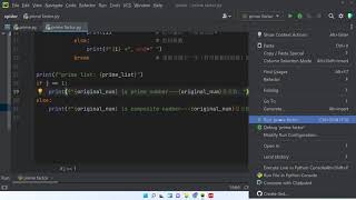 python exercises for beginners--- the prime factorization of a given number in Python