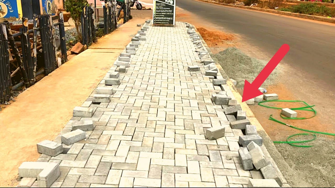 Update of the Pedestrian project pavement laying Ghana 🇬🇭 YouTube