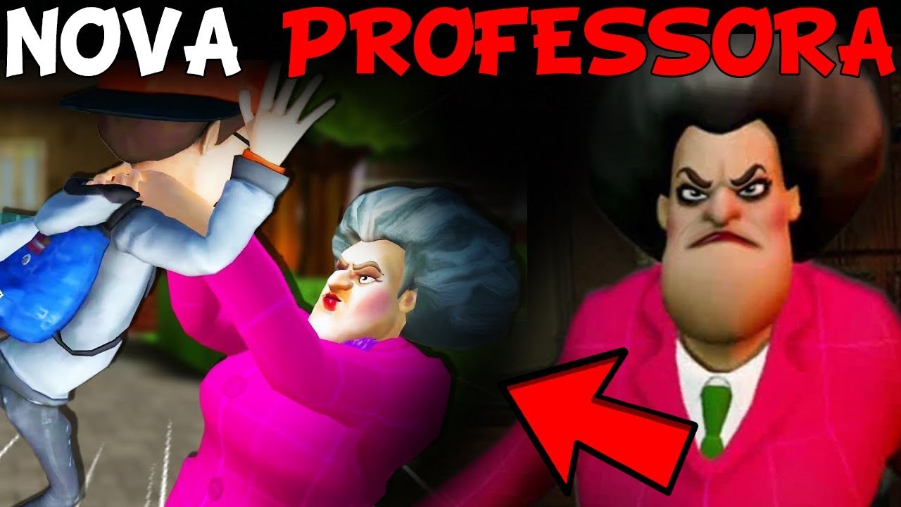 O JOGO DA PROFESSORA DO MAL! Scary Teacher 3D! 