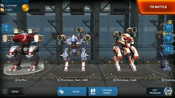 War Robots (WR) Test Server 2.9.0 (13) ~ 3 new Dash bots with cool paint job.