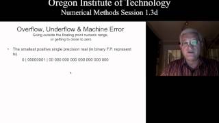 OIT Math 451 session 1.3d: Anomalies of Floating Point Numbers Net Worth