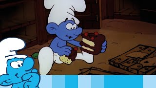 gormandizing greedy the smurfs wildbrain cartoons