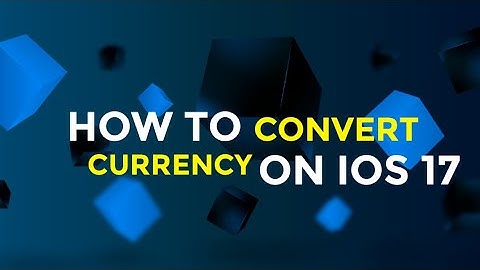 How to convert currency in ios 17