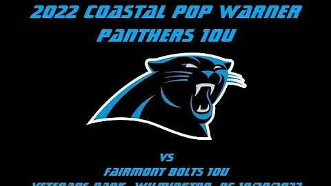 2020 Coastal Pop Warner Panthers 10U vs Fairmont B...