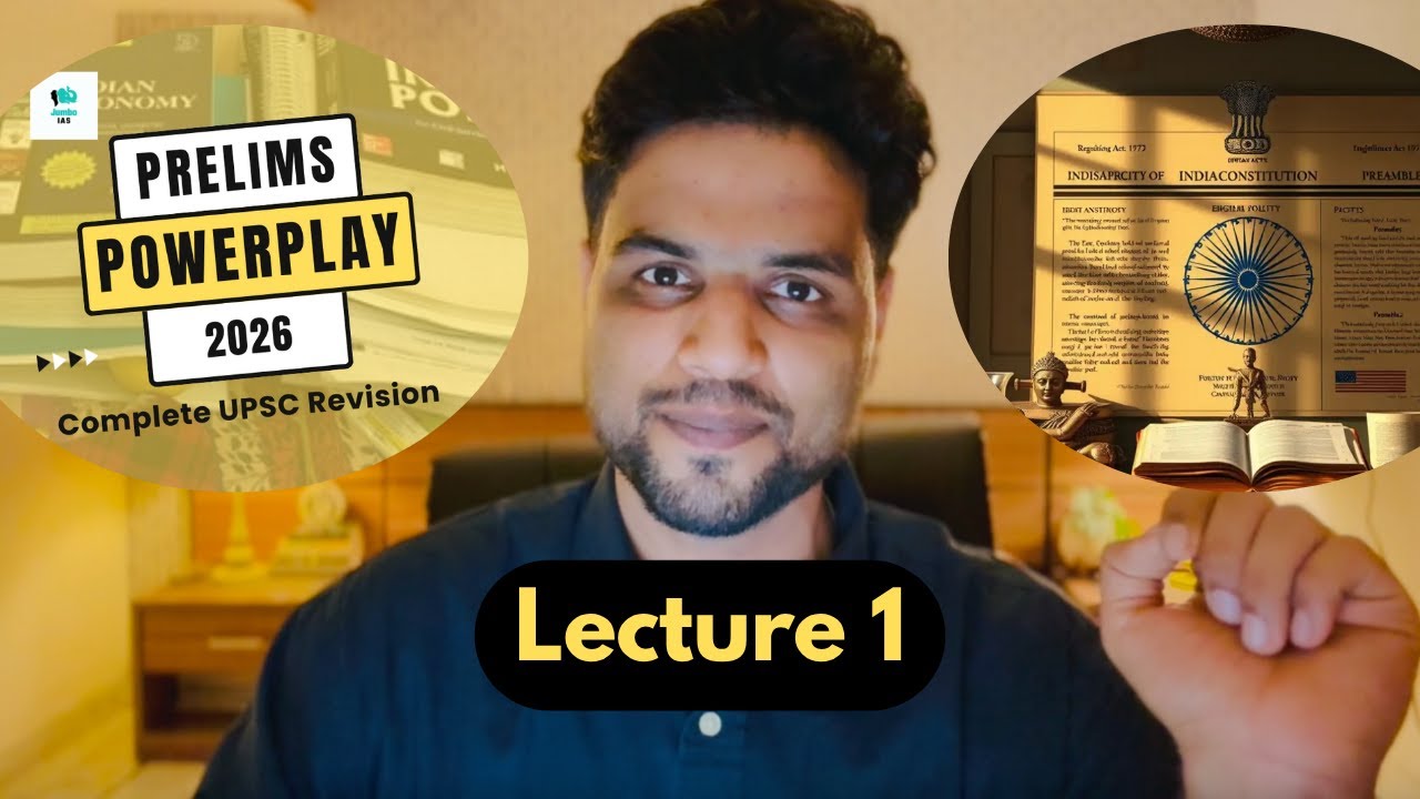 Complete Revision for UPSC Prelims 2026 | Polity Lecture 1 | Prelims ...