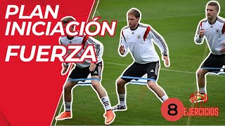 8 EJERCICIOS de FUERZA con GOMAS y BANDAS para FUTBOLISTAS.