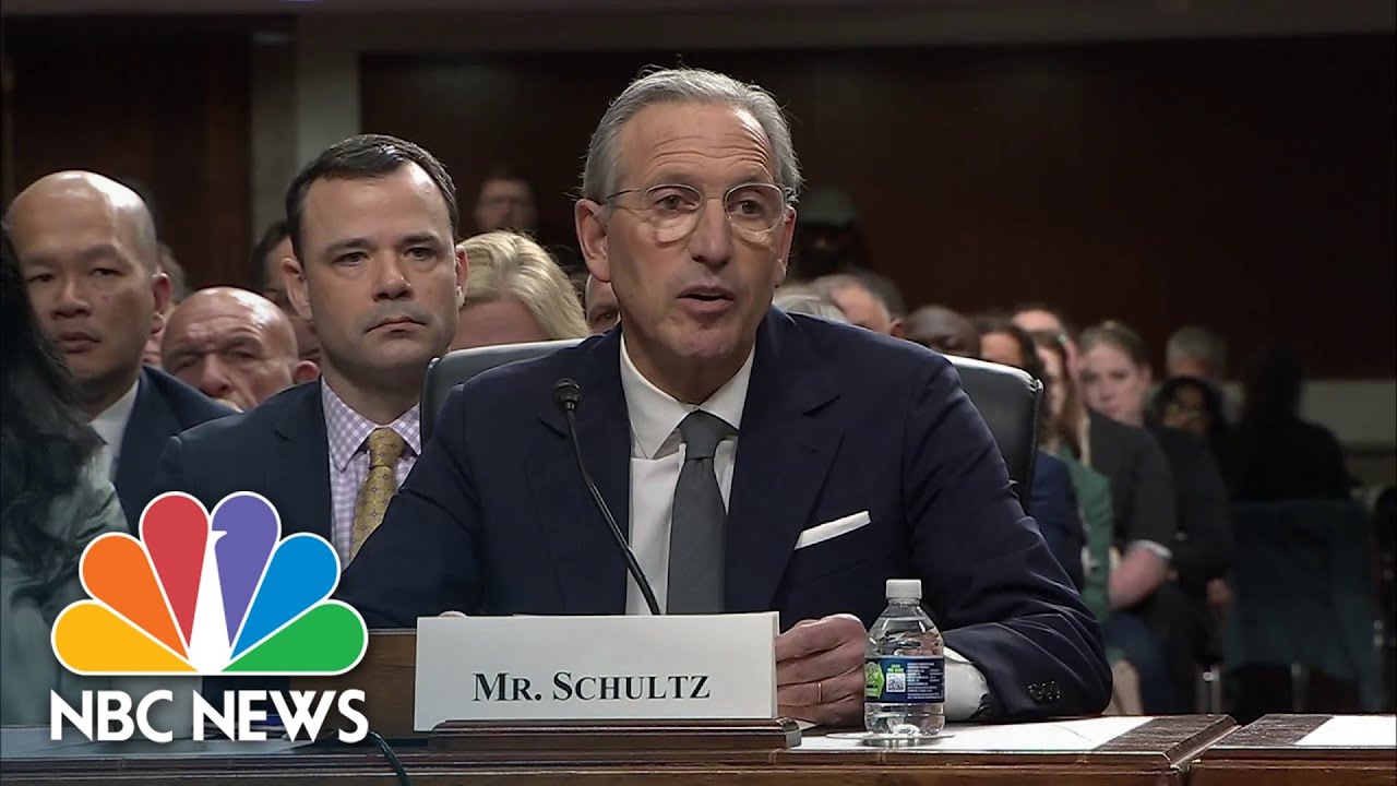 Starbucks CEO assures his company will ‘put his people first’ at Senate hearing